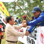 Majukan Olah Raga Otomotif, Ini Pesan Senator Babel Darmansyah Husein di Kejurnas Grasstrack di Sirkuit Padang Limpu, Desa Bencah Basel