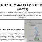 Terkait Kegiatan “Oktober Fest”, ANTAB Belitung Minta DPRD Belitung Undang Bupati Belitung dan Penggagas Acara