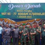 HUT ke-77 Kodam II/Sriwijaya, Danrem 045/Gaya Donor Darah di Belitung Timur