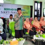 Rangkaian Acara HAB Kemenag RI ke 77, Kemenag Belitung Kerjasama dengan BAZNAS Belitung Bagikan 151 Paket Sembako ke Kaum Dhuafa