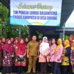 Tim Penilai Pengerak PKK Kabupaten Belitung Lakukan Penilaian Lomba Kelompok Dasawisma PKK di Desa Dukong