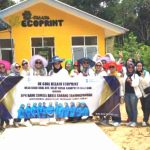 Praktek Pembuatan Ecoprint, Bank Sumsel Babel Tanjungpandan Kunjungi Kalaju di Suak Gual