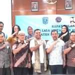 Silatuhrahmi Tim Gesit dengan Sekda Belitung bersama OPD Terkait di ruang FLAJJ Dinas Perhubungan Kabupaten Belitung