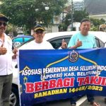 APDESI Kabupaten Belitung Bagi-bagi Takjil Di Seputaran Kota Tanjungpandan