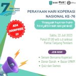 Peringatan Harkopnas KE-76 akan dipusatkan Di Kawasan Wisata Pantai Tanjungpendam