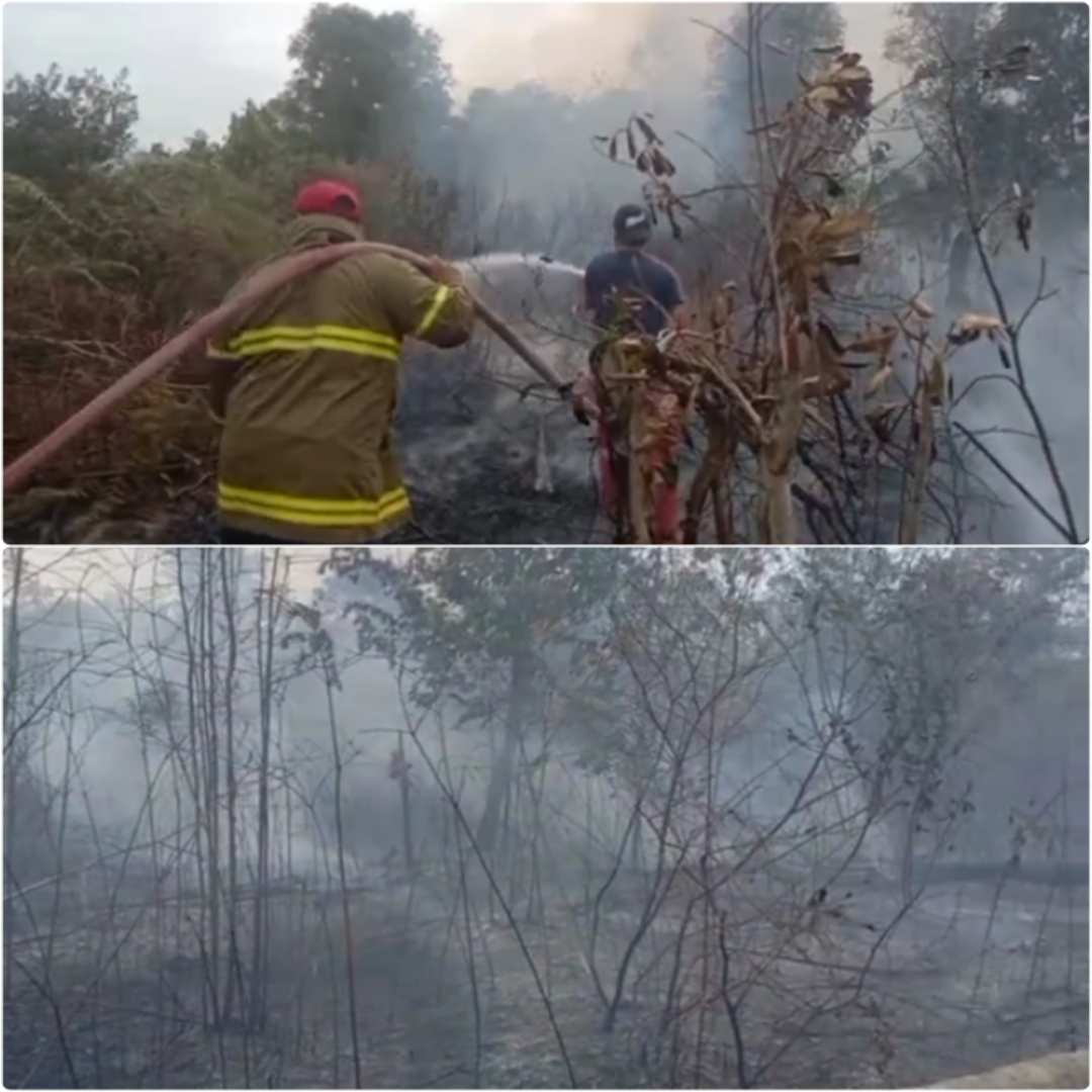 Pemuka Adat Desa Sungai Samak Usulkan Perlunya Ketersediaan Alat Semprot Pemadam Kebakaran yang Lebih Efisien 1 IMG 20230922 173008