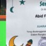 Abid Fathan Abqari Juara 1 Lomba Adzan dalam Rangkaian Kegiatan Maulid Nabi di SD Negeri 24 Tanjungpandan