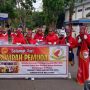Drumband GITA STI Belitung Meriahkan Pawai Pembangunan Daerah Belitung dalam peringatan Hari Sumpah Pemuda