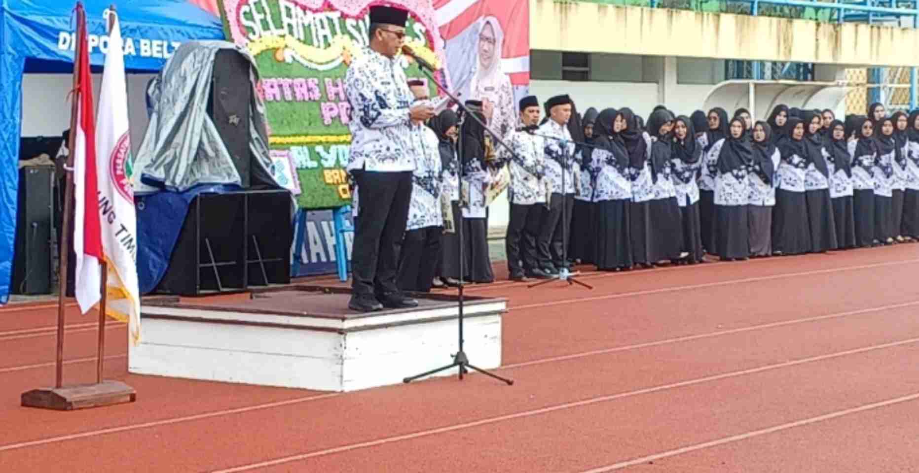 Meriahnya perayaan HUT Ke-78 PGRI dan Hari Guru Nasional Tahun 2023 Kabupaten Belitung Timur 5 IMG 20231127 101240