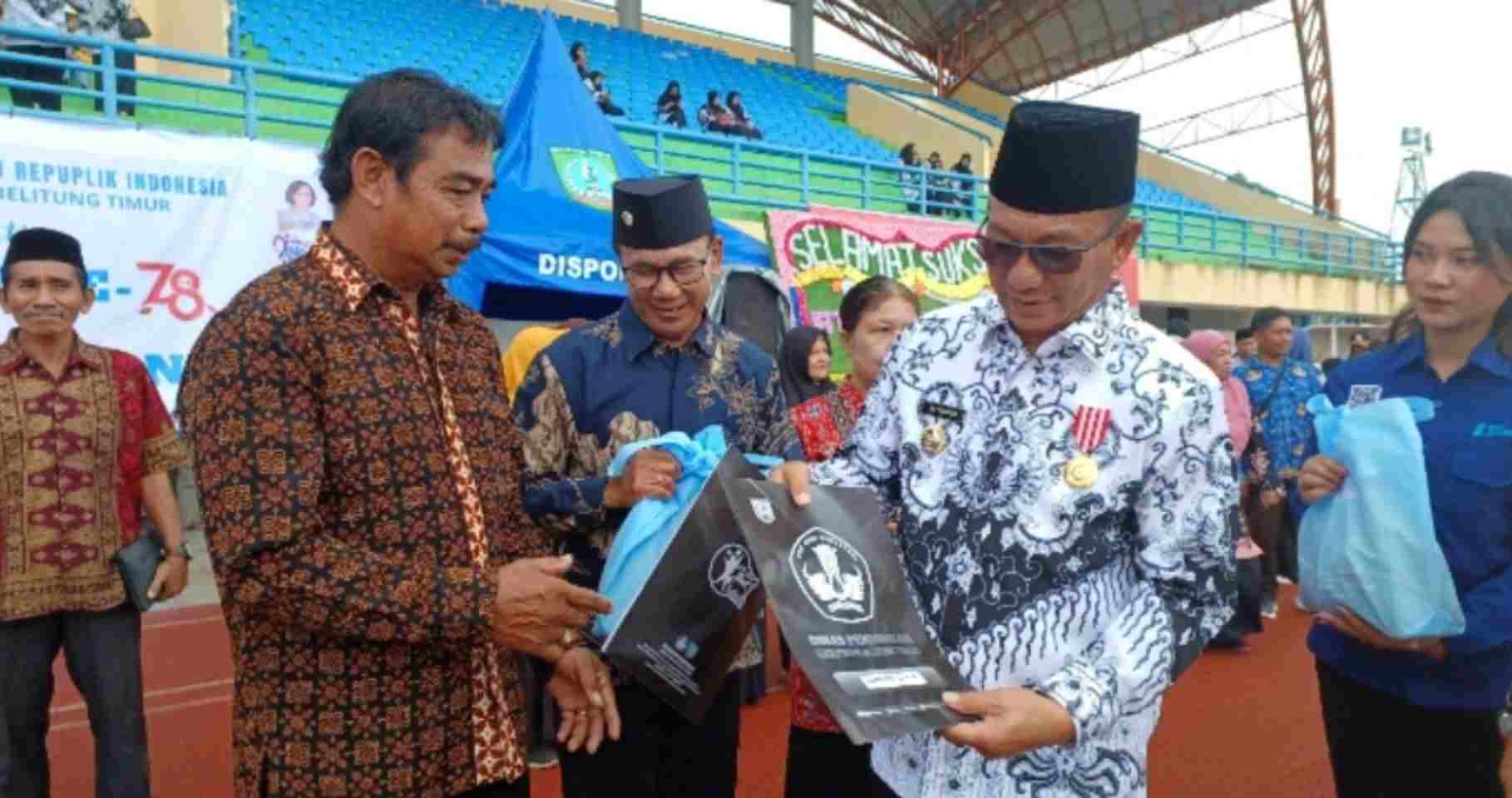 Meriahnya perayaan HUT Ke-78 PGRI dan Hari Guru Nasional Tahun 2023 Kabupaten Belitung Timur 7 IMG 20231127 101332