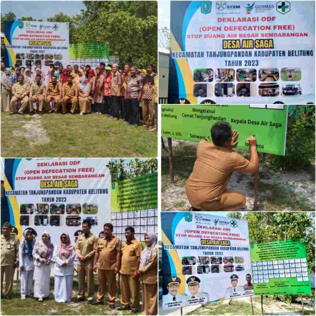 Deklarasi GERMAS ODF: Desa Air Saga Siap Berkomitmen Hidup Sehat dan Stop Buang Air Besar Sembarangan 3 IMG 20231212 142327