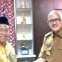 Senator Babel Ir. H. Darmansyah Husein Jalin Silaturahmi dan Konsultasi dengan Pj. Bupati Belitung Yuspian S.Sos MIR