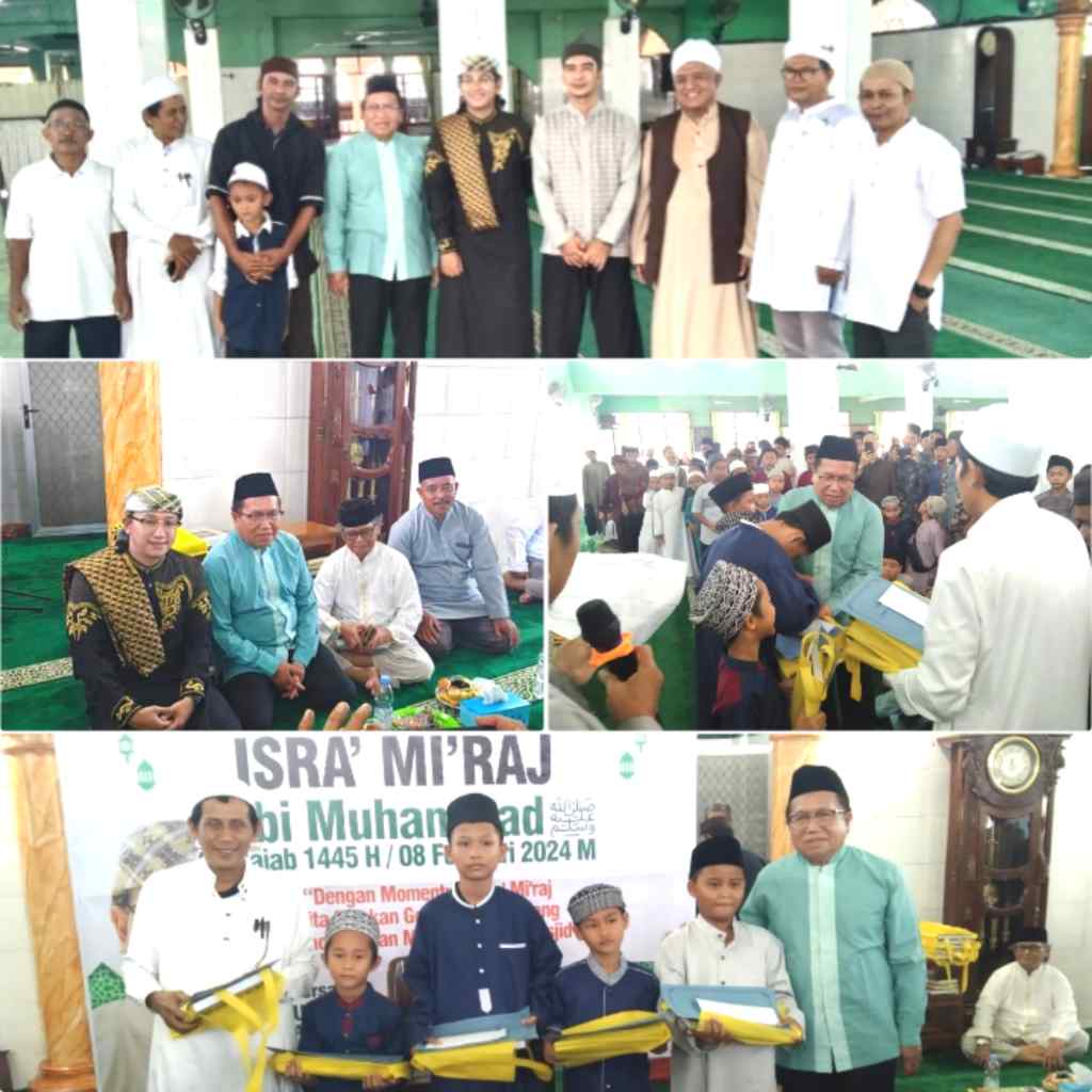 Senator Babel Ir. H. Darmansyah Husein Memeriahkan Peringatan Isra' Mi'raj 1445 H/2024 M Nabi Muhammad di Masjid Agung Al Mabrur Tanjungpandan, Belitung 2 IMG 20240209 120922