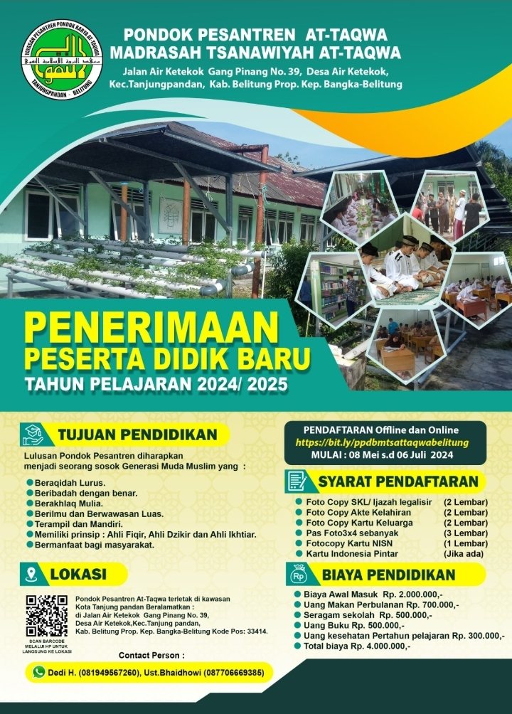 Ustad Rudy Ermawan pengajar bahasa Arab dan penceramah di Pondok Pesantren At-Taqwa: Pentingnya Pendidikan Agama Sejak Dini: 2 IMG 20240515 025647