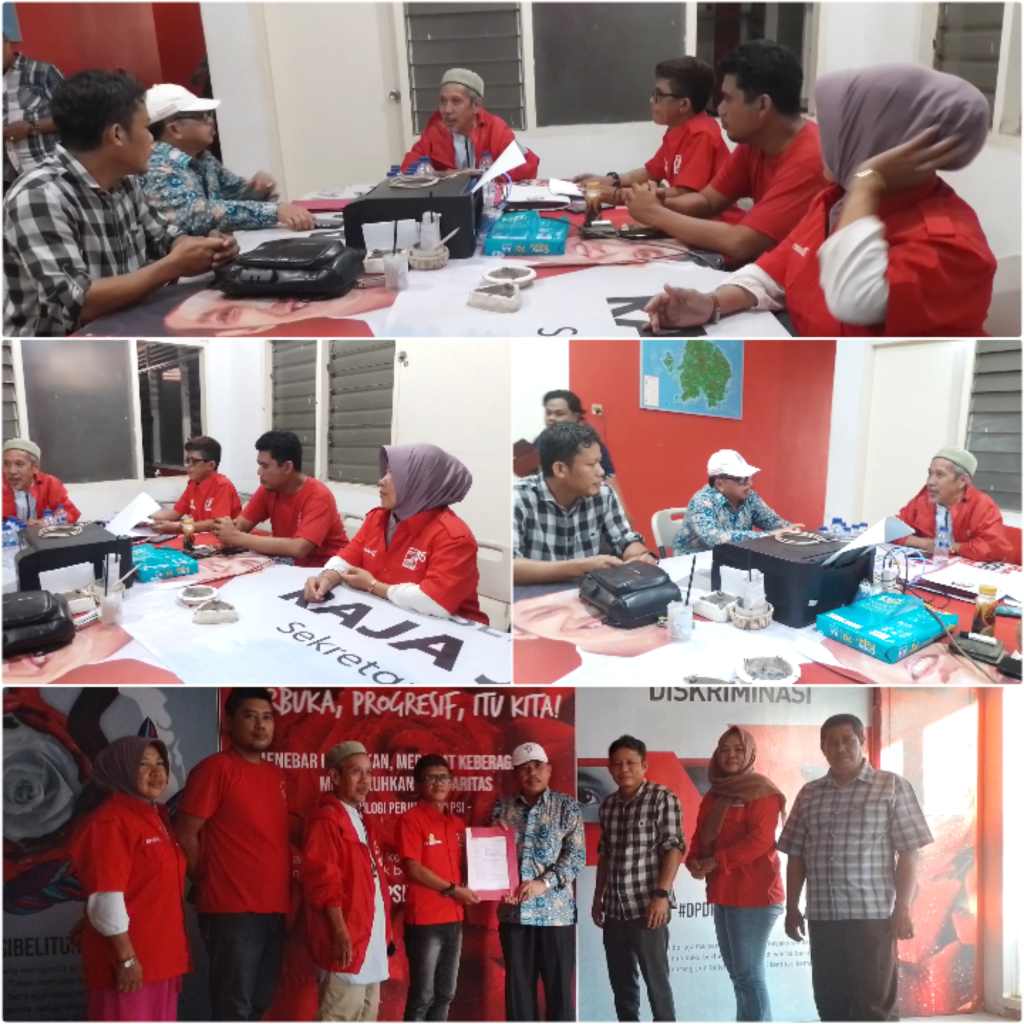 Drs. H. Masdar Nawawi M.M Resmi Mendaftar Sebagai Bakal Calon Wakil Bupati ke PSI Belitung 2 IMG 20240516 174515