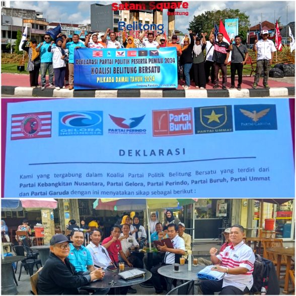 Koalisi Belitung Bersatu Deklarasikan Dukungan untuk Pilkada 2024, Harapkan Pemilu Jujur dan Adil 4 IMG 20240618 094320