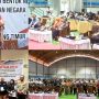 Kelompok 1 Badan Sosialisasi MPR RI Bersinergi dengan PGRI Kabupaten Beltim gelar Sosialisasi Empat Pilar MPR RI di GOR Manggar Kabupaten Beltim