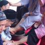 Momen Haru di Lapas Tanjungpandan: Prosesi Basuh Kaki Warnai Peringatan Hari Ibu ke-96