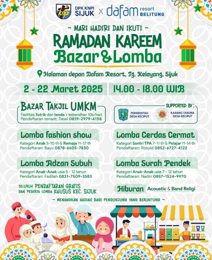 Semarak Ramadhan di Desa Keciput: Pawai Obor, Bazar, dan Berbagai Lomba Meriahkan Bulan Suci Ramadhan 2 IMG 20250228 084747
