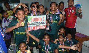 Luapan kegembriaan anak anak sd n 19 gantung 1