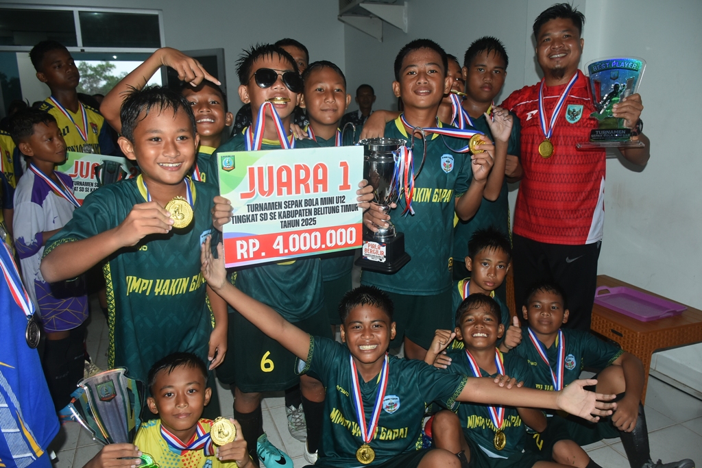 Luapan kegembriaan anak anak sd n 19 gantung 1