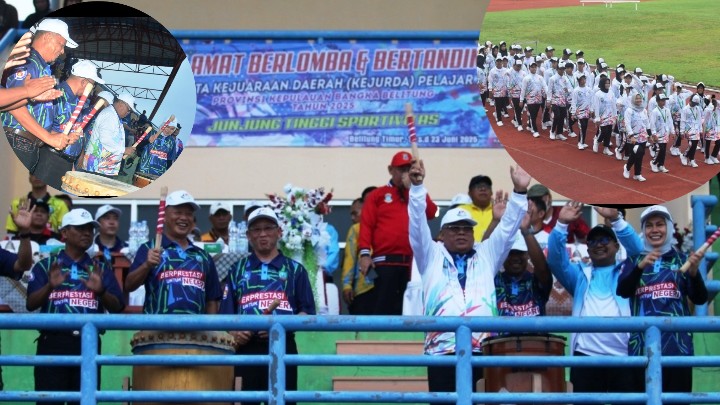 766 Kontingen Meriahkan Kejurda Pelajar XII di Beltim, Pangkalpinang Kirim Terbanyak!