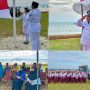 Pulau Seliu Meriahkan HUT ke-80 RI, Kades Edyar Pimpin Upacara di Tanah Timbun Pelabuhan Desa Pulau Seliu