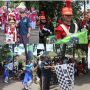 Parade Drumband Meriahkan Pawai Pembangunan di Beltim