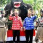 116 Regu Meriahkan Pawai Pembangunan HUT ke-80 RI di Belitung Timur