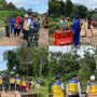 Dandim 0414/Belitung Tinjau Langsung Lokasi Jembatan dan putusnya Jalan Penghubung Kabupaten