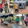 Serda Afrizal K, Babinsa Desa Mayang dari Koramil 414-05/Kampit Lakukan Monitoring di Pelabuhan Nelayan Pantai Pering
