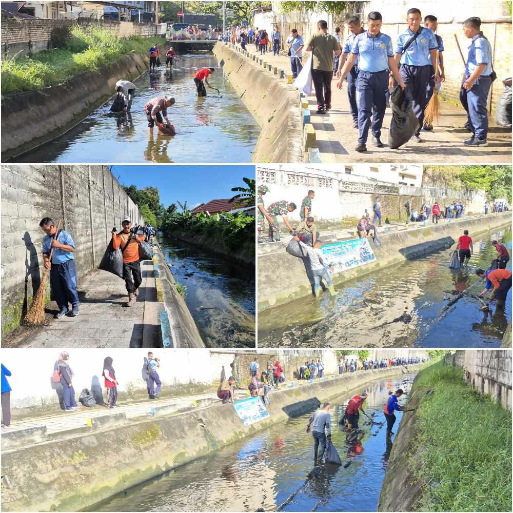HUT TNI ke-80, Dandim 0414 Belitung Bersama Danlanud HAS Hanandjoeddin Turun Langsung Pimpin Bhakti Teritorial Bersihkan Sungai Siburik hingga Rehap Masjid 5 InCollage 20250922 112321456