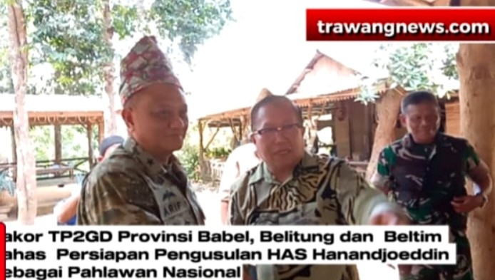 Rakor TP2GD Babel, Belitung, dan Beltim Matangkan Berkas Pengusulan H.A.S. Hanandjoeddin sebagai Pahlawan Nasional