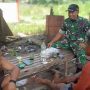 Babinsa Sertu Yusup Laksanakan Komsos Bersama Warga Desa Padang Kandis