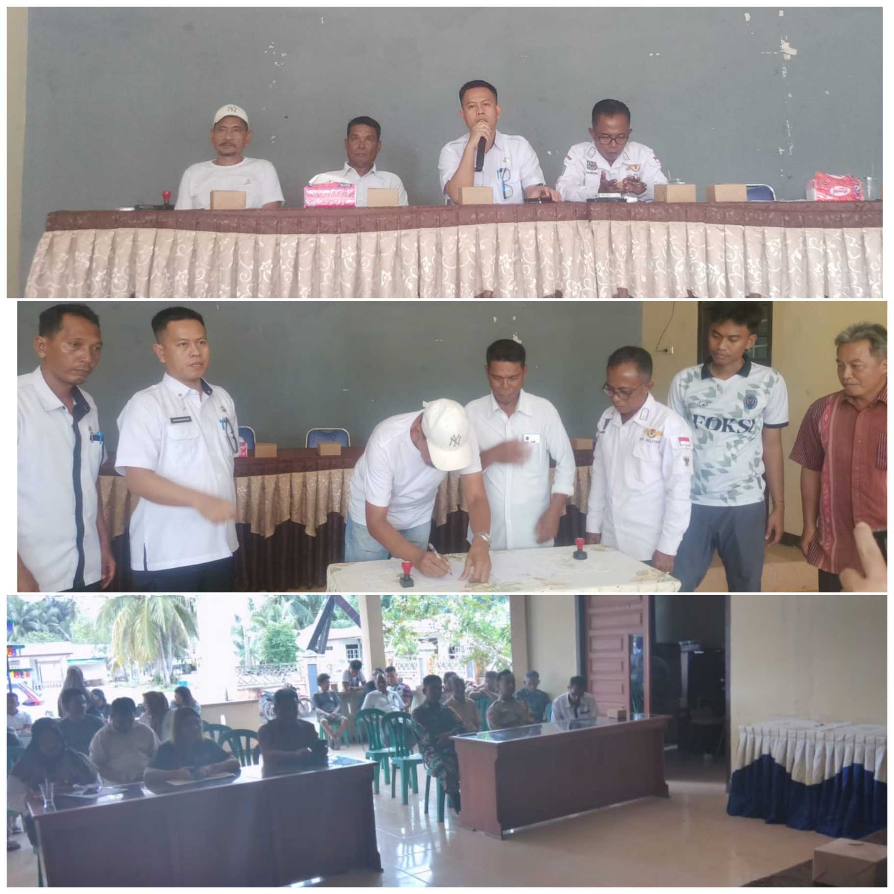 Babinsa Sertu Ahmad Redi Hadiri Pertemuan Kerja Sama PT Sawitindo Jaya Abadi dengan BUMDes Belantu Berka Mandiri di Mentigi 2 GridArt 20260107 171414481