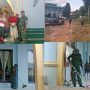 Danramil 414-05/Kelapa Kampit Pimpin Kegiatan Bersih Masjid dan Penyerahan Perlengkapan Salat Sambut Ramadhan 1447 H