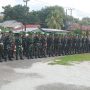Ciptakan Situasi Kondusif Selama Ramadhan, Jajaran Anggota Kodim 0414/Belitung Mengikuti Apel Gerakan Pasukan di Halaman Polres Belitung