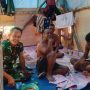 Babinsa Serka Raden dari Koramil 414-05/Kelapa Kampit Laksanakan Komsos dan Pendataan Pekerja Tambak Udang di Desa Mengkubang