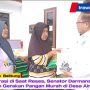Jawab Aspirasi Saat Reses, Senator Darmansyah Husein Laksanakan Gerakan Pangan Murah di Desa Air Raya
