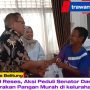 Sikapi Hasil Reses, Aksi Peduli Senator Babel Ir. H. Darmansyah Husein Gerakan Pangan Murah di Paal Satu Tanjungpandan
