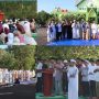 Di halaman Islamic Center Masjid Ahmad Dahlan, Manggar: Ratusan Warga Muhammadiyah Beltim Laksanakan Sholat Idulfitri