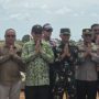 Dandim 0414/Belitung Hadiri Kegiatan Panen Perdana Agro Wisata Keretak Sawah Nujau Hijau di Desa Gantung