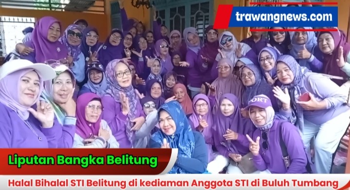 Sajian Makanan Gudeg hingga Ikan Asin Mempersatukan Silatuhrahmi Halal Bihalal Keluarga Besar STI Belitung di Buluh Tumbang
