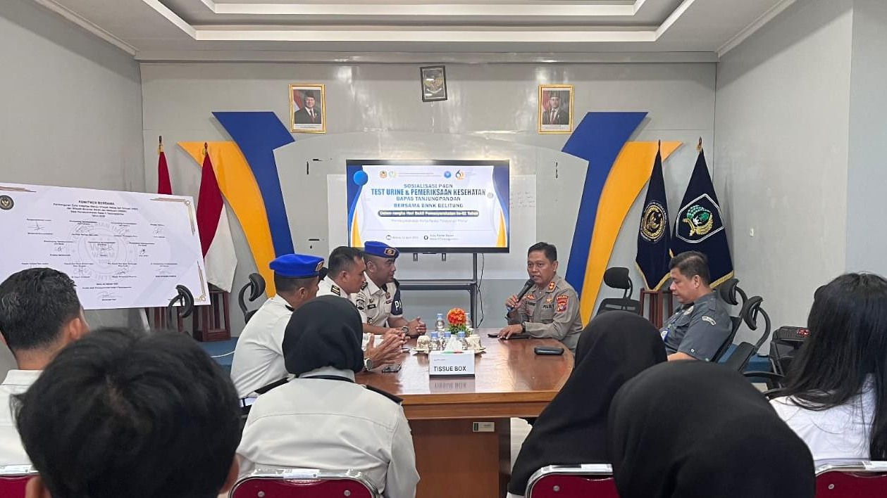 Bapas Tanjungpandan Gelar Sosialisasi P4GN, Tes Urine, dan Pemeriksaan Kesehatan Gratis 3 AddText 04 14 02.03.25