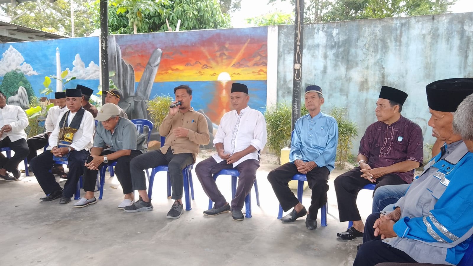 LAM Belitung Hadiri Peletakan Batu Pertama Rumah Adat di Tanjung Binga