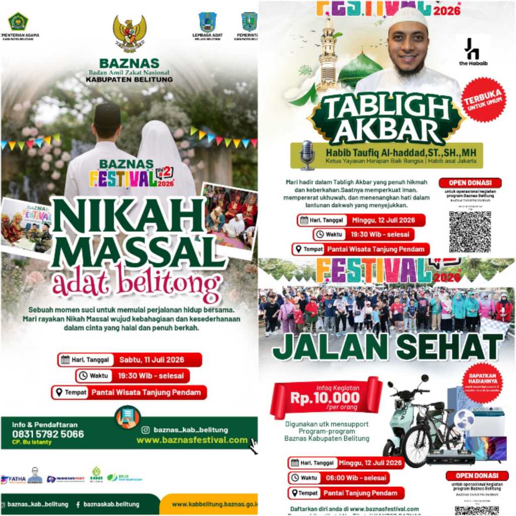 Ayo Ramaikan Festival Baznas Belitung di Kawasan Pantai Tanjungpendam 2 IMG 20260710 150507