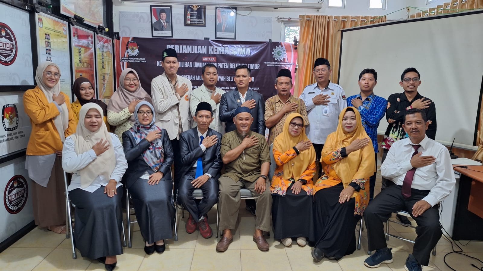 KPU Beltim Gandeng PD Muhammadiyah untuk Pendidikan Pemilih 2 AddText 08 07 06.21.16