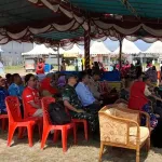 Sertu Supandiyan Hadiri Festival Beluntong di Lapangan Bola Kampong Parit