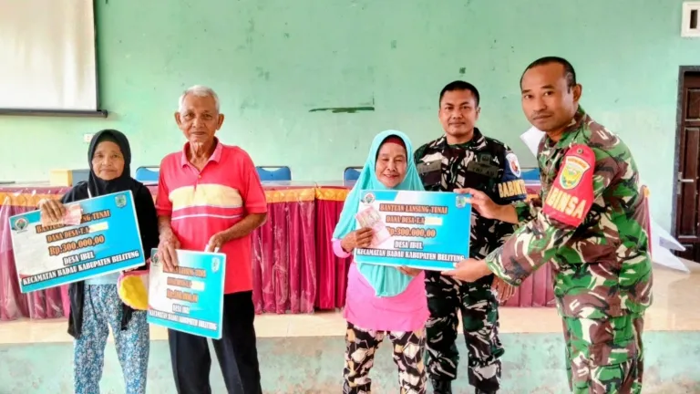Babinsa Desa Ibul Sertu Suprapto Hadiri Penyaluran BLT Dana Desa Tahap VIII Bulan Agustus 2026