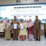 Kukuhkan Forum KKS 2026–2029, Bupati Beltim Dorong Lingkungan Sehat hingga Tingkat Desa